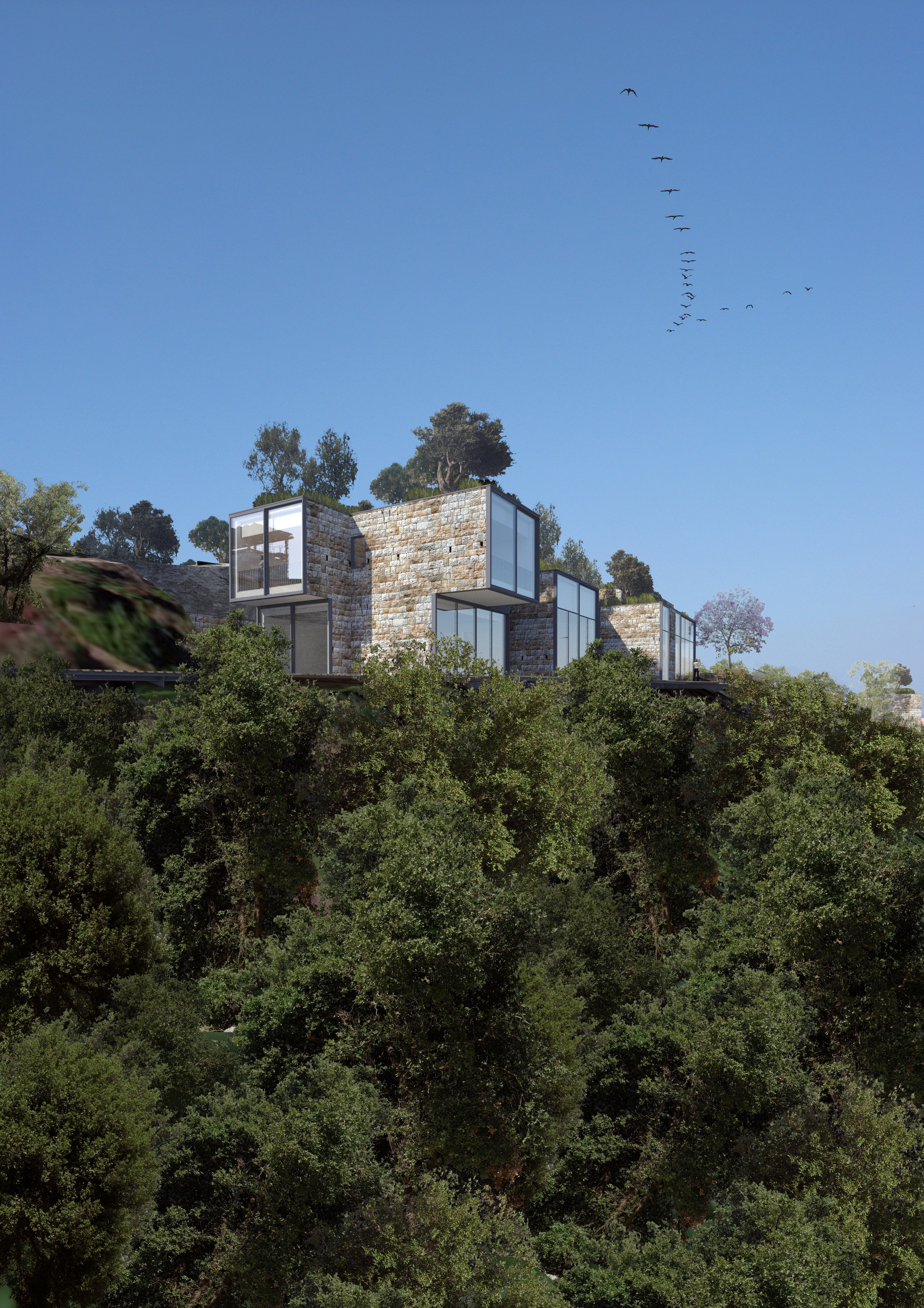 House in a field, Berbara Lebanon